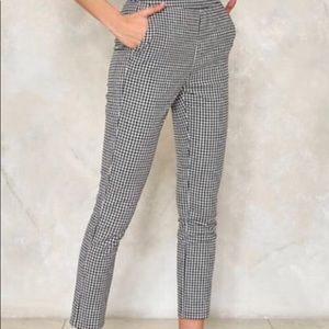 Nasty Gal - Lucy Wang Gingham Pants